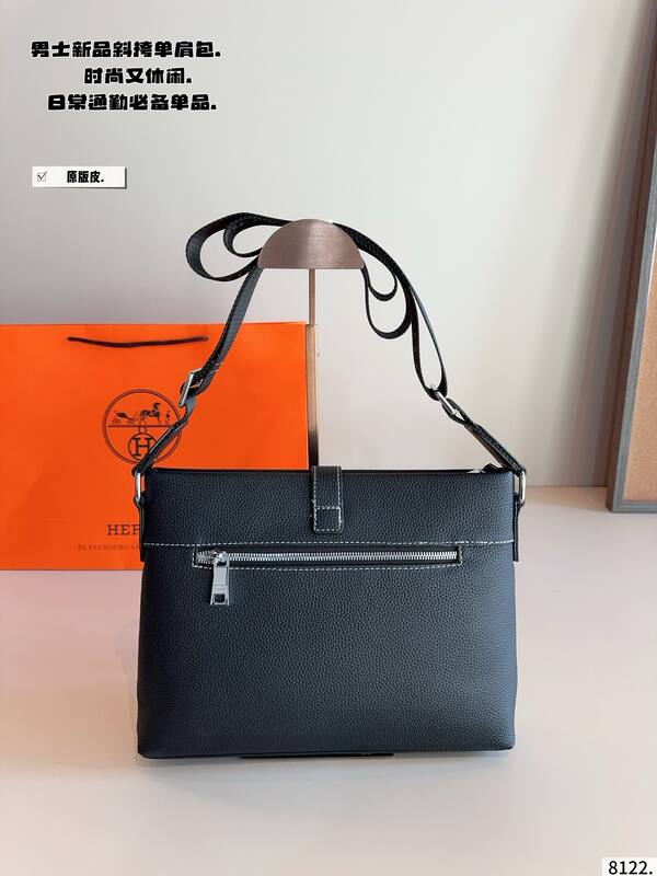 Hermes Jige Messenger Black shoulder — Premium Replica