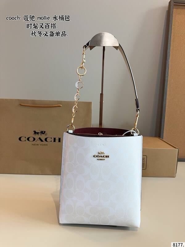 Coach White shoulder bag — AAA Quality Replica