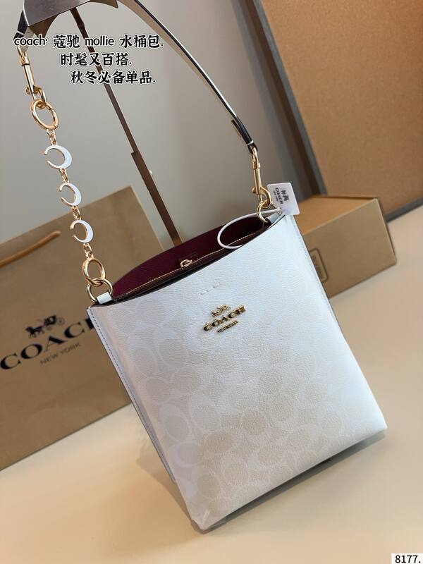 Coach White shoulder bag — AAA Quality Replica