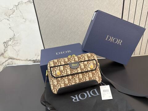 Dior PMP3CC Beige Brown Oblique crossbody 1 1 Replica