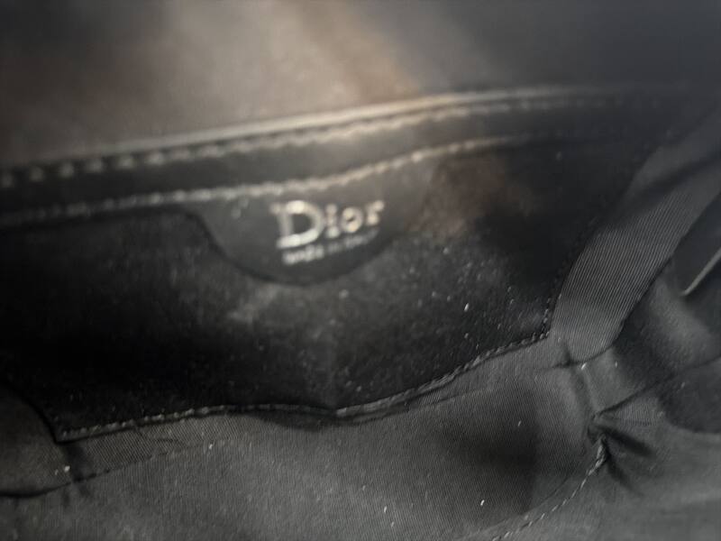 Dior Saddle Black Oblique crossbody — Premium Replica