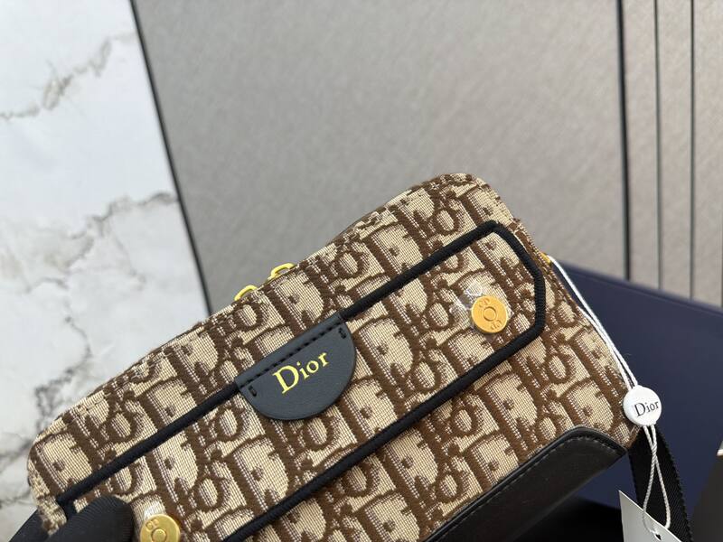 Dior PMP3CC Beige Brown Oblique crossbody — 1:1 Replica