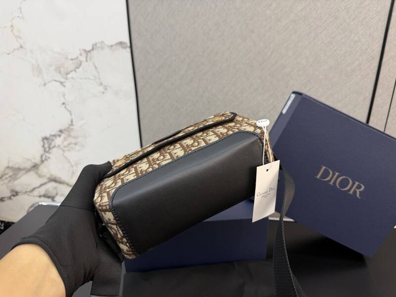 Dior PMP3CC Beige Brown Oblique crossbody — 1:1 Replica