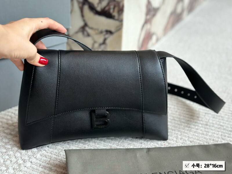 Balenciaga Hourglass Black large 34*21cm crossbody — Top Quality Replica