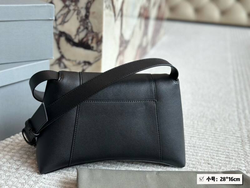 Balenciaga Hourglass Black large 34*21cm crossbody — Top Quality Replica