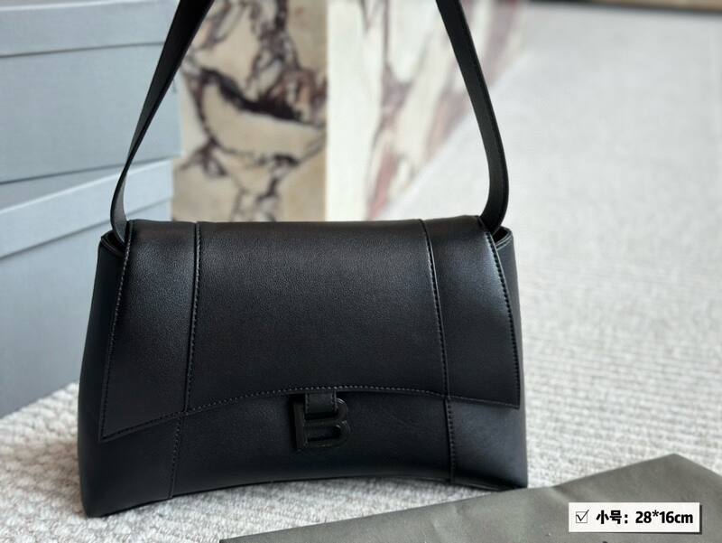 Balenciaga Hourglass Black large 34*21cm crossbody — Top Quality Replica