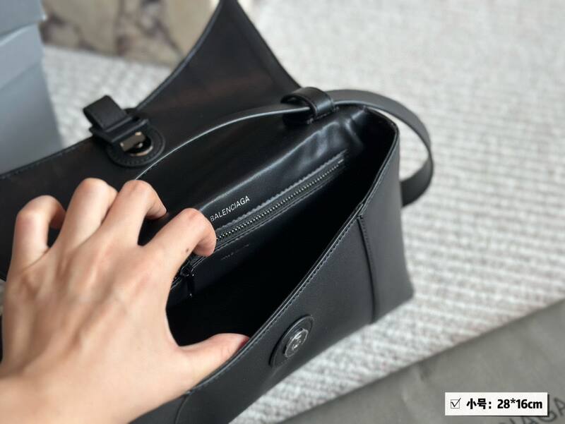 Balenciaga Hourglass Black large 34*21cm crossbody — Top Quality Replica