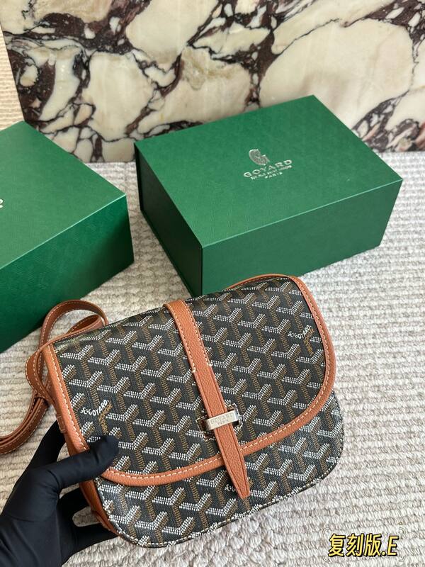 Goyard Brown 25x18x10cm shoulder bag — AAA Quality Replica