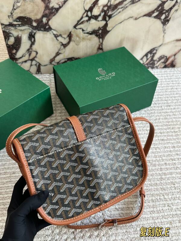 Goyard Brown 25x18x10cm shoulder bag — AAA Quality Replica