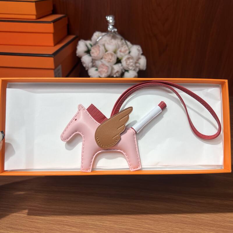Hermes Rodeo Pegase Multicolor leather bag charm — AAA Quality Replica