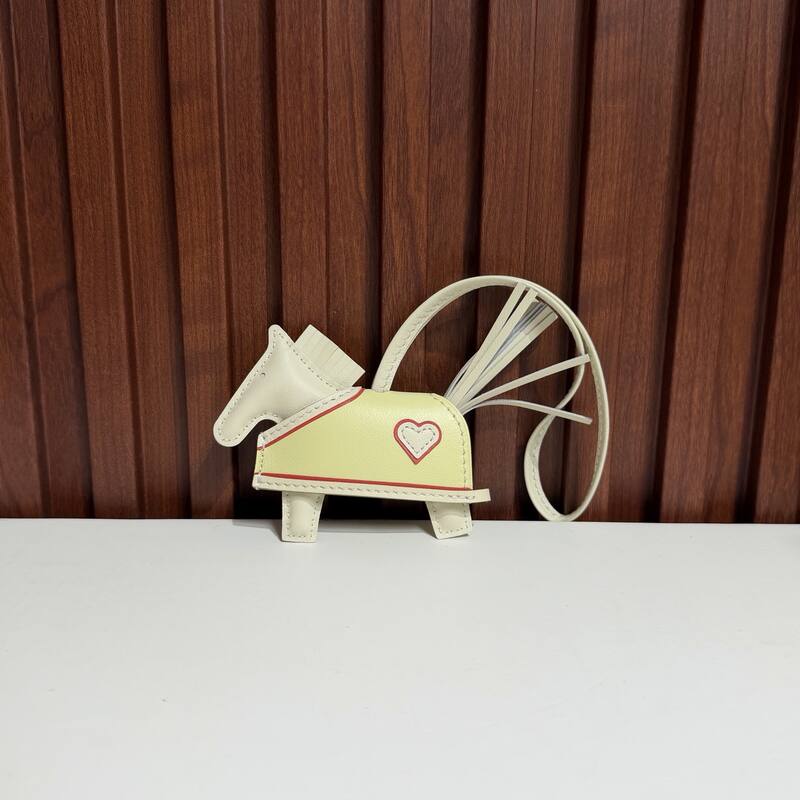 Hermes Rodeo Taupe snakeskin bag charm — Premium Replica