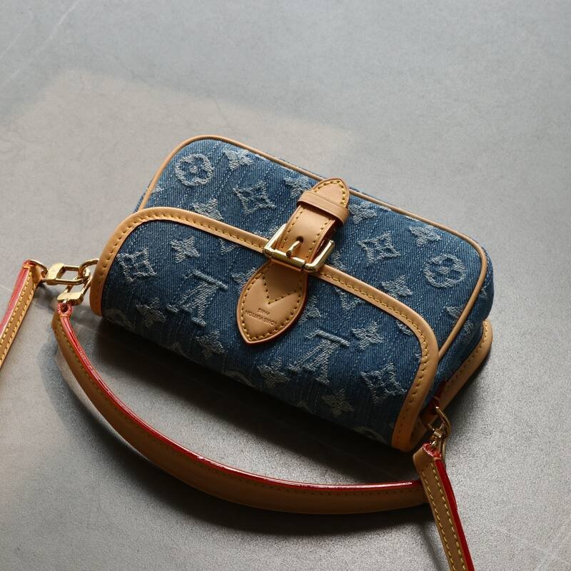 Louis Vuitton Nano Diane Blue Monogram Denim nano crossbody — Top Quality Replica
