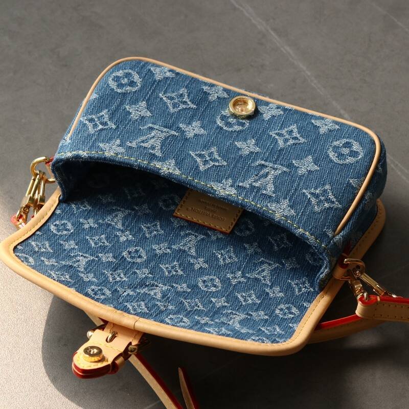 Louis Vuitton Nano Diane Blue Monogram Denim nano crossbody — Top Quality Replica