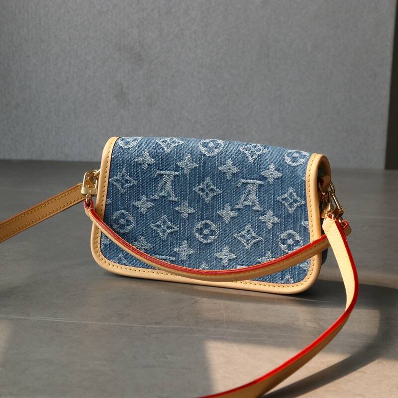 Louis Vuitton Nano Diane Blue Monogram Denim nano crossbody — Top Quality Replica