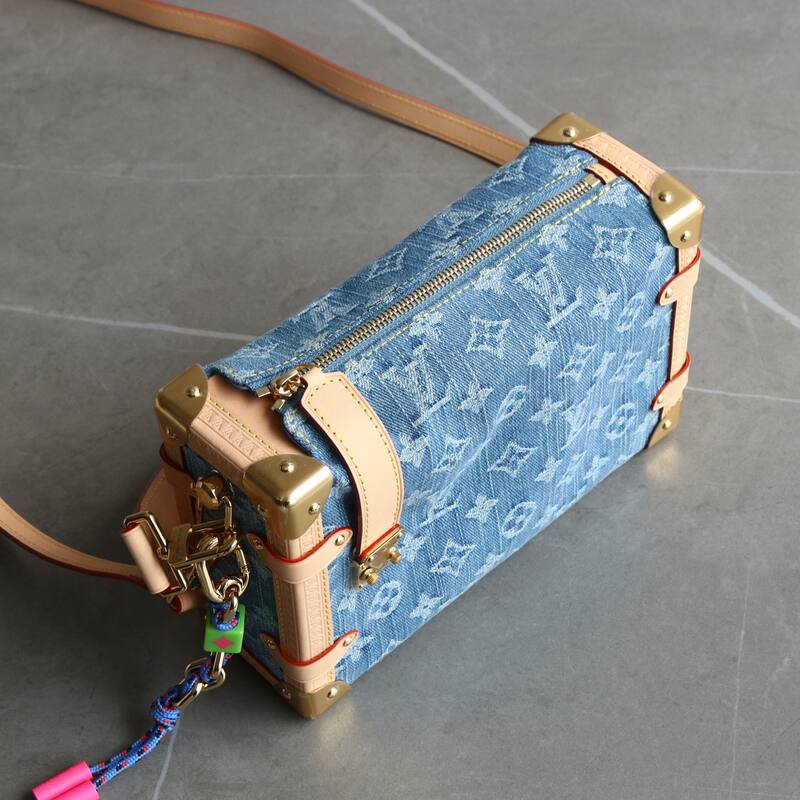 Louis Vuitton M27450 Blue denim monogram crossbody — 1:1 Replica