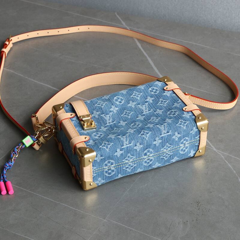 Louis Vuitton M27450 Blue denim monogram crossbody — 1:1 Replica