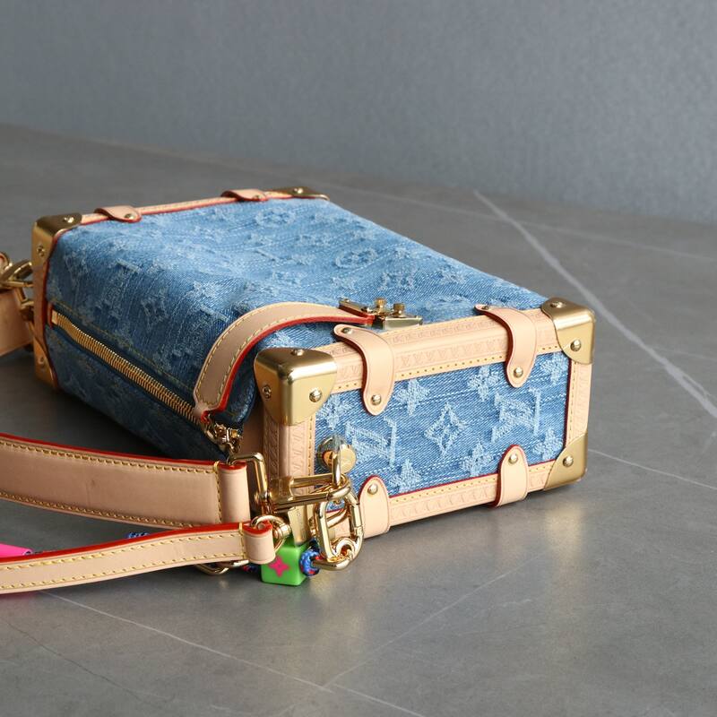 Louis Vuitton M27450 Blue denim monogram crossbody — 1:1 Replica