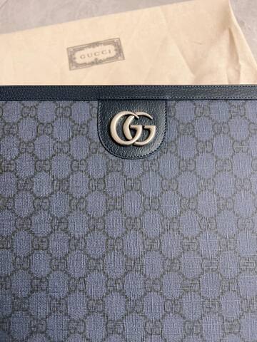 Gucci Ophidia Blue GG Supreme clutch AAA Quality Replica