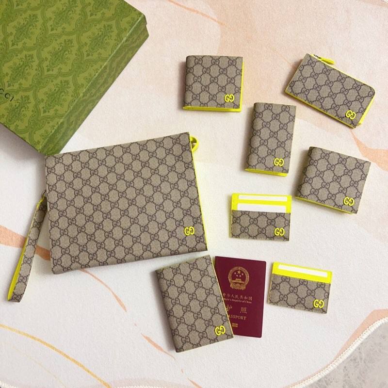 Gucci GG Supreme beige with neon yellow trim 13 everyday — AAA Quality Replica