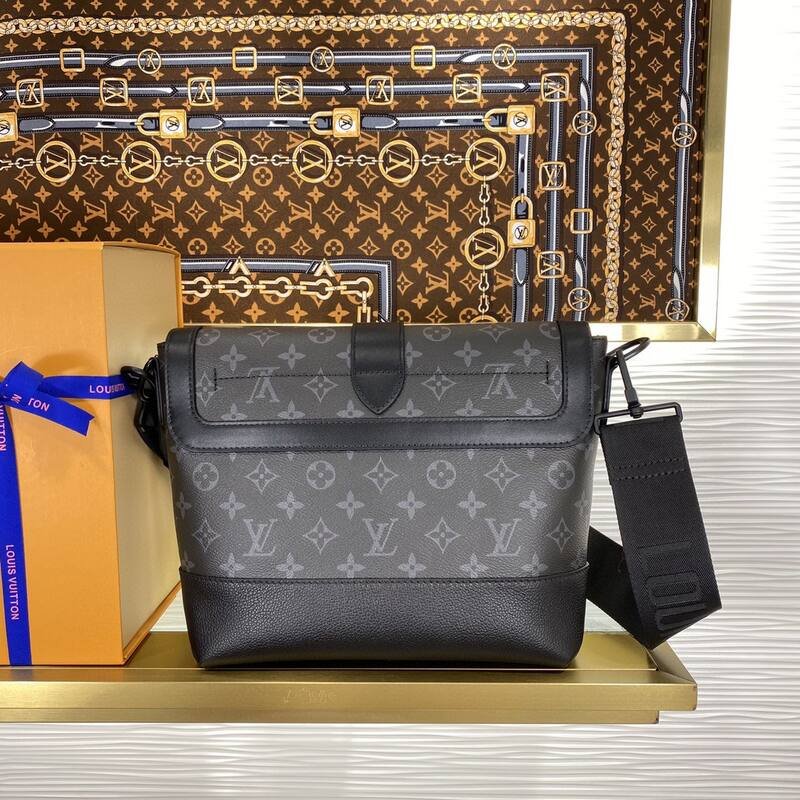 Louis Vuitton Saumur Monogram Eclipse crossbody — AAA Quality Replica