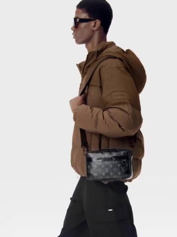 Louis Vuitton M46955 Black Monogram crossbody Premium Replica