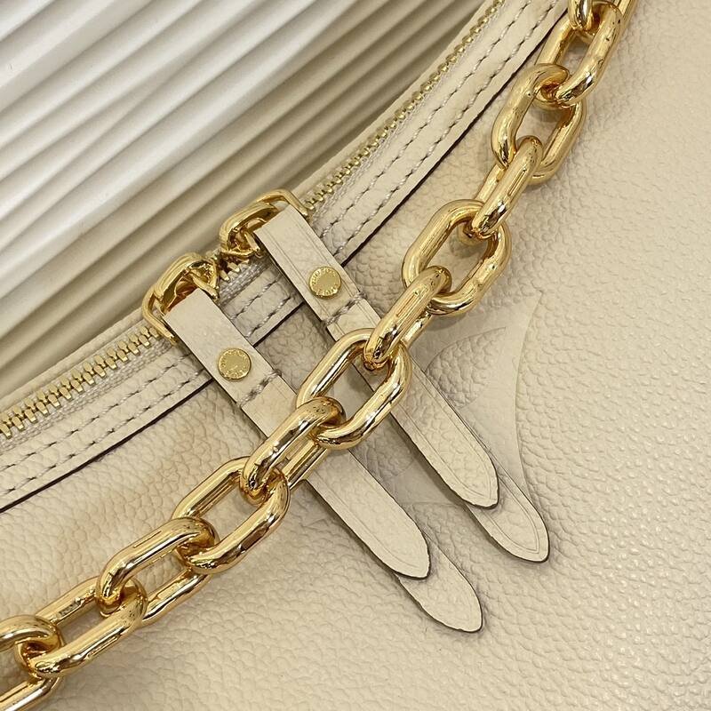 Louis Vuitton Loop Hobo Cream Monogram Empreinte shoulder — AAA Quality Replica