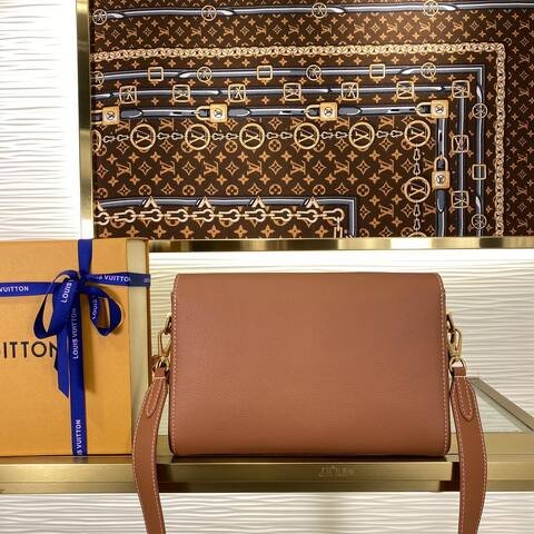 Louis Vuitton Soft Twist Brown shoulder AAA Quality Replica