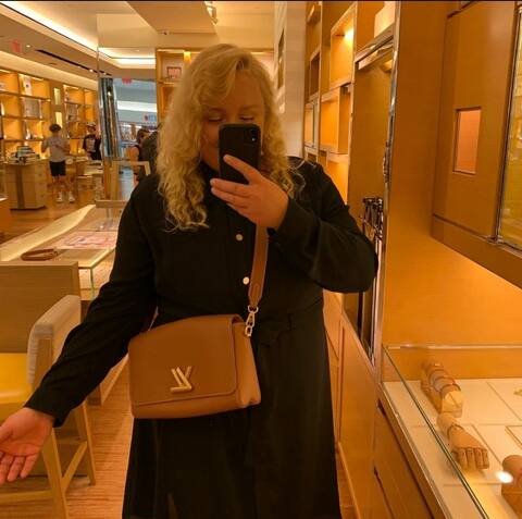 Louis Vuitton Brown crossbody Top Quality Replica