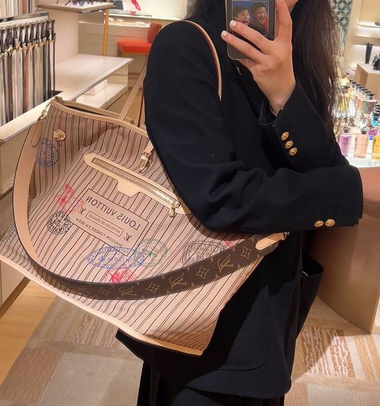 Louis Vuitton Neverfull Beige Monogram GM tote — 1:1 Replica