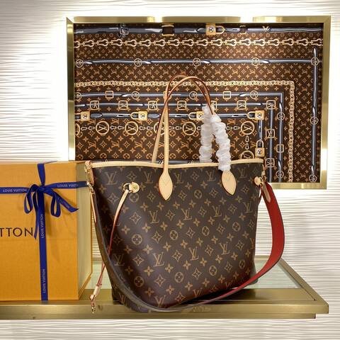 Louis Vuitton Neverfull Bandouli re Inside Out Monogram tote 1 1 Replica