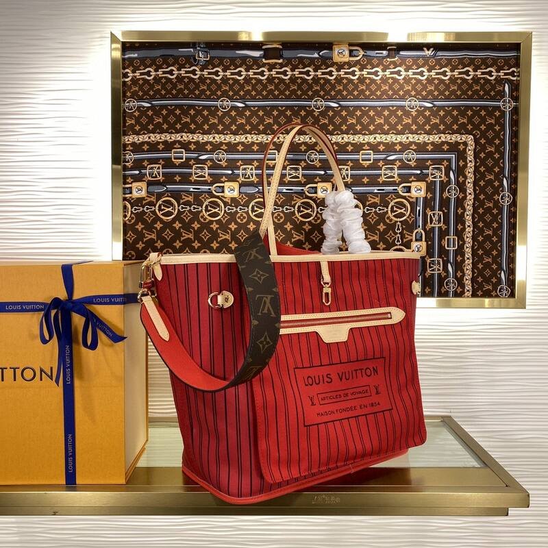 Louis Vuitton Neverfull Bandouli re Inside Out Monogram tote — 1:1 Replica