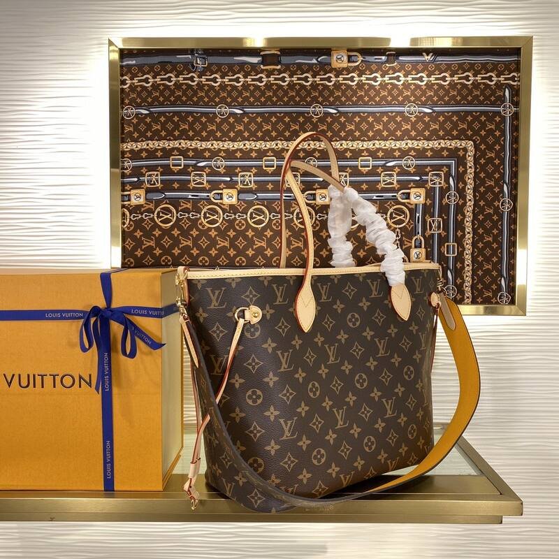 Louis Vuitton Neverfull Bandouli re Inside Out Monogram tote — AAA Quality Replica