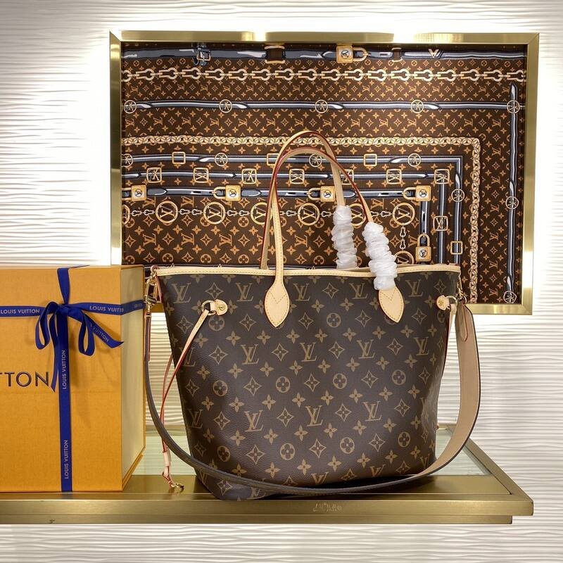 Louis Vuitton Neverfull Bandouli re Inside Out Monogram tote — AAA Quality Replica