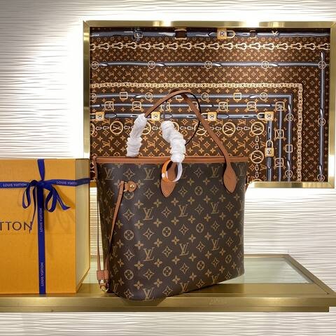 Louis Vuitton Neverfull MM Monogram MM tote Top Quality Replica