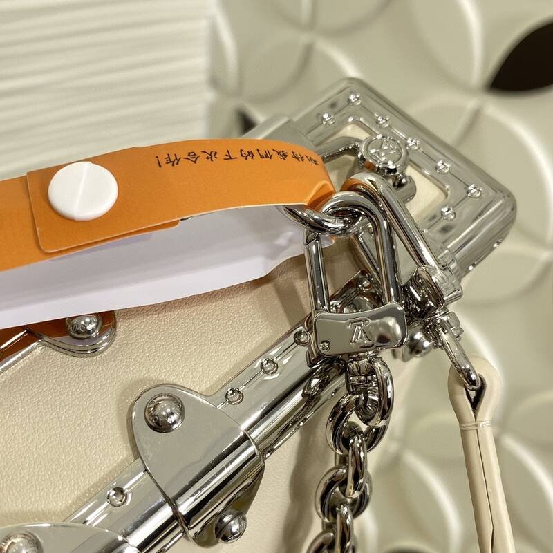 Louis Vuitton Slim Trunk Cream White crossbody — AAA Quality Replica