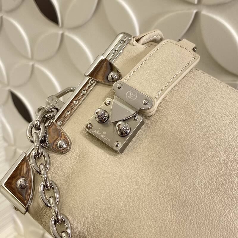 Louis Vuitton Slim Trunk Cream White crossbody — AAA Quality Replica