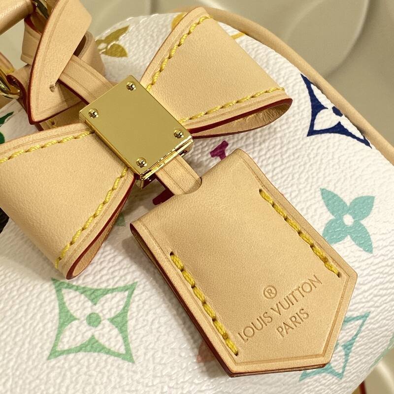 Louis Vuitton Nano Speedy White Multicolor Monogram nano crossbody — Top Quality Replica