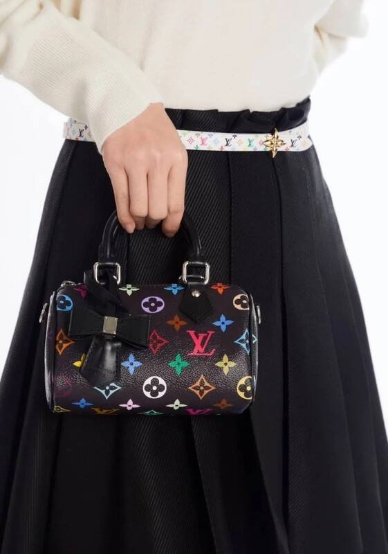 Louis Vuitton Speedy Black Multicolor Monogram mini shoulder — AAA Quality Replica