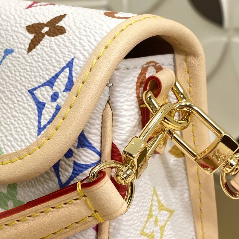 Louis Vuitton M14194 Monogram Multicolore White nano crossbody — AAA Quality Replica