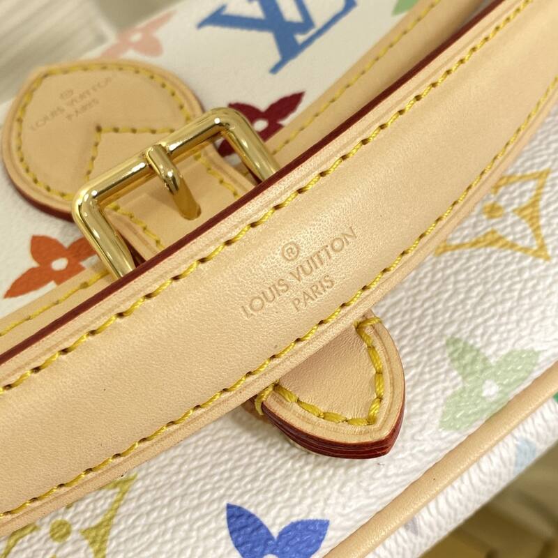 Louis Vuitton M14194 Monogram Multicolore White nano crossbody — AAA Quality Replica