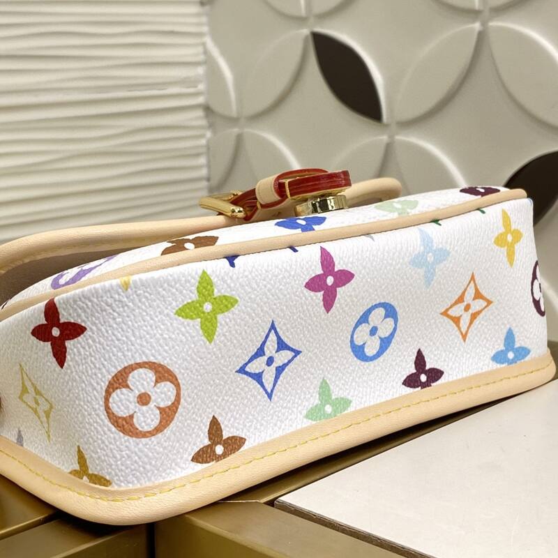 Louis Vuitton M14194 Monogram Multicolore White nano crossbody — AAA Quality Replica