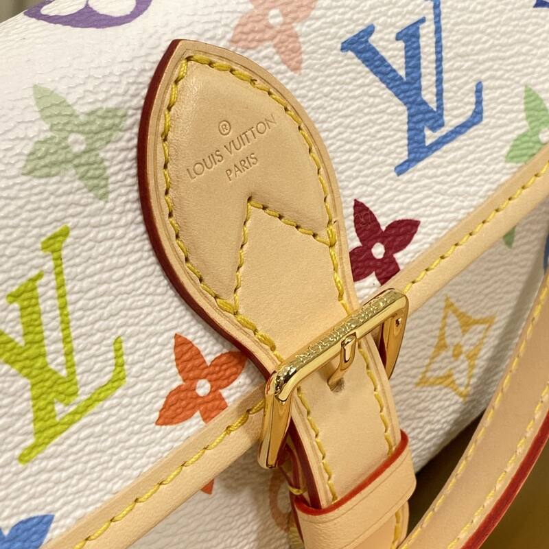 Louis Vuitton M14194 Monogram Multicolore White nano crossbody — AAA Quality Replica