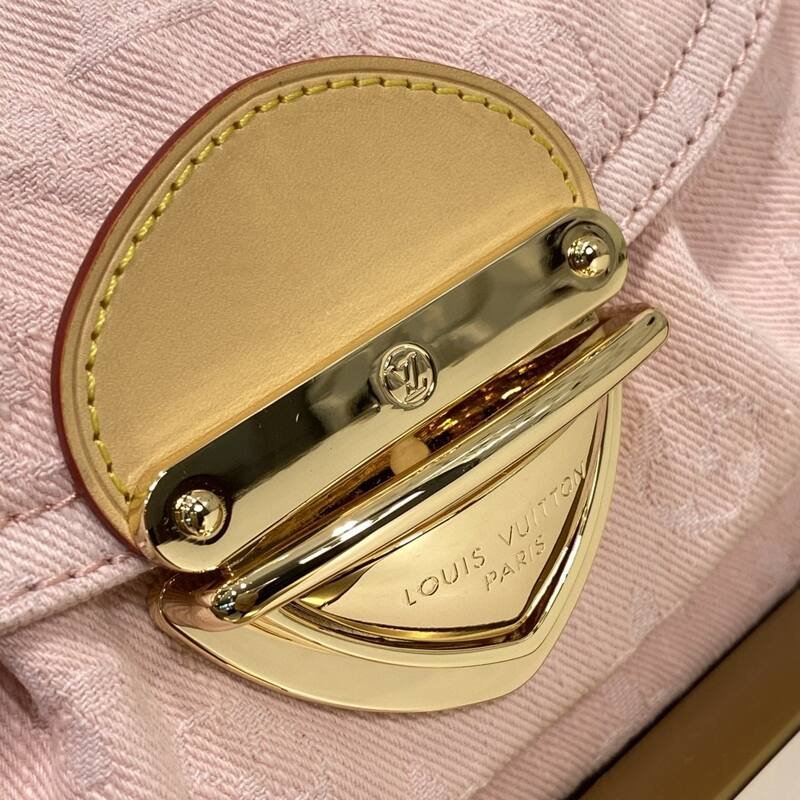 Louis Vuitton Sunset Pink Monogram Denim shoulder — Premium Replica