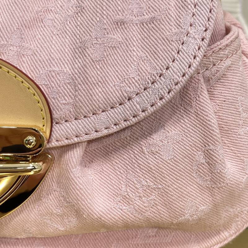 Louis Vuitton Sunset Pink Monogram Denim shoulder — Premium Replica