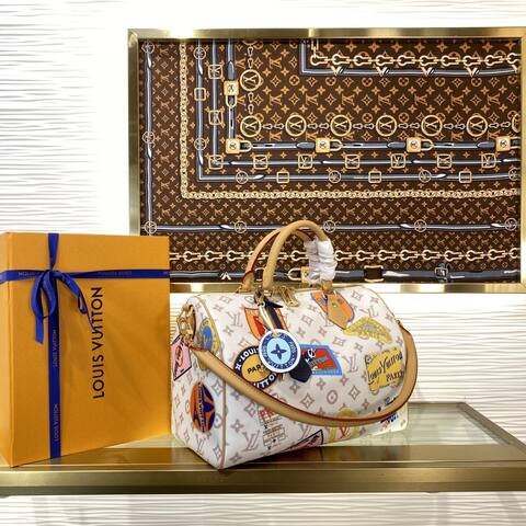 Louis Vuitton Speedy Soft 30 Monogram Dune 30 shoulder 1 1 Replica