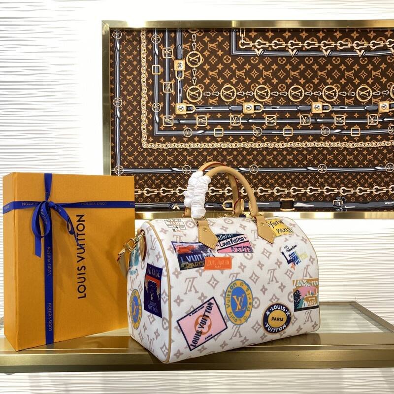Louis Vuitton Speedy Soft 30 Monogram Dune 30 shoulder — 1:1 Replica