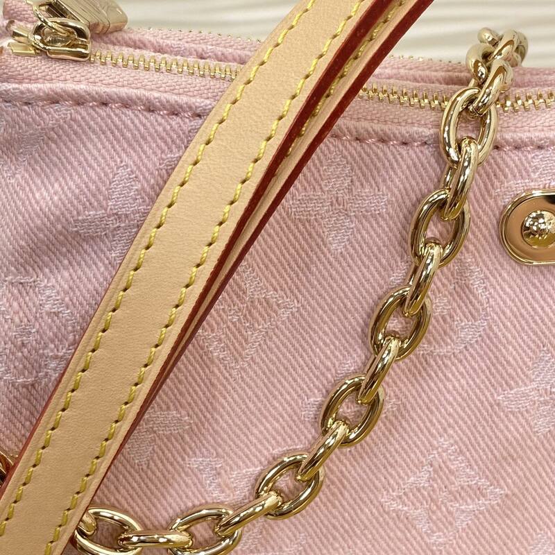 Louis Vuitton M14159 Pink Monogram Denim crossbody — Premium Replica