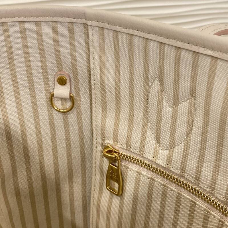 Louis Vuitton Neverfull MM Cream Monogram Empreinte MM tote — 1:1 Replica