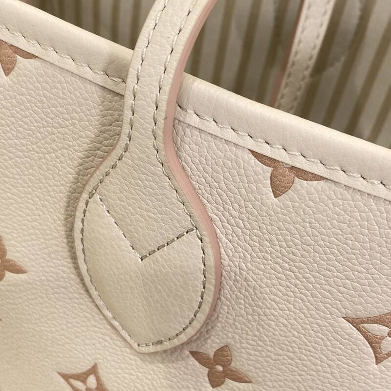 Louis Vuitton Neverfull MM Cream Monogram Empreinte MM tote — 1:1 Replica