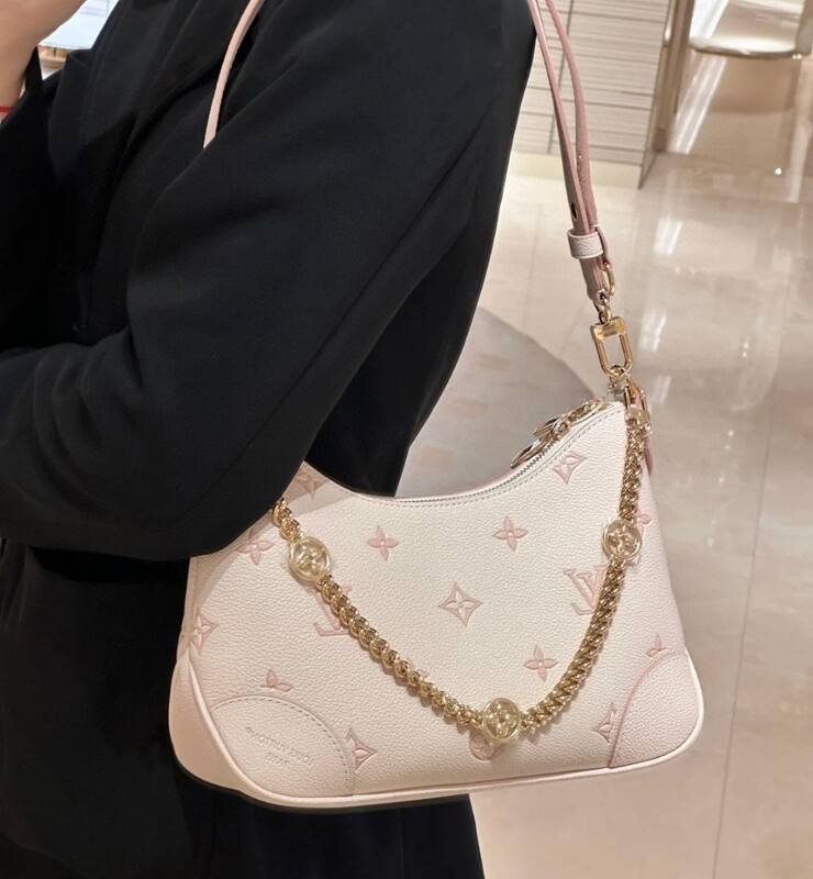 Louis Vuitton Light Pink Monogram Empreinte shoulder — Premium Replica